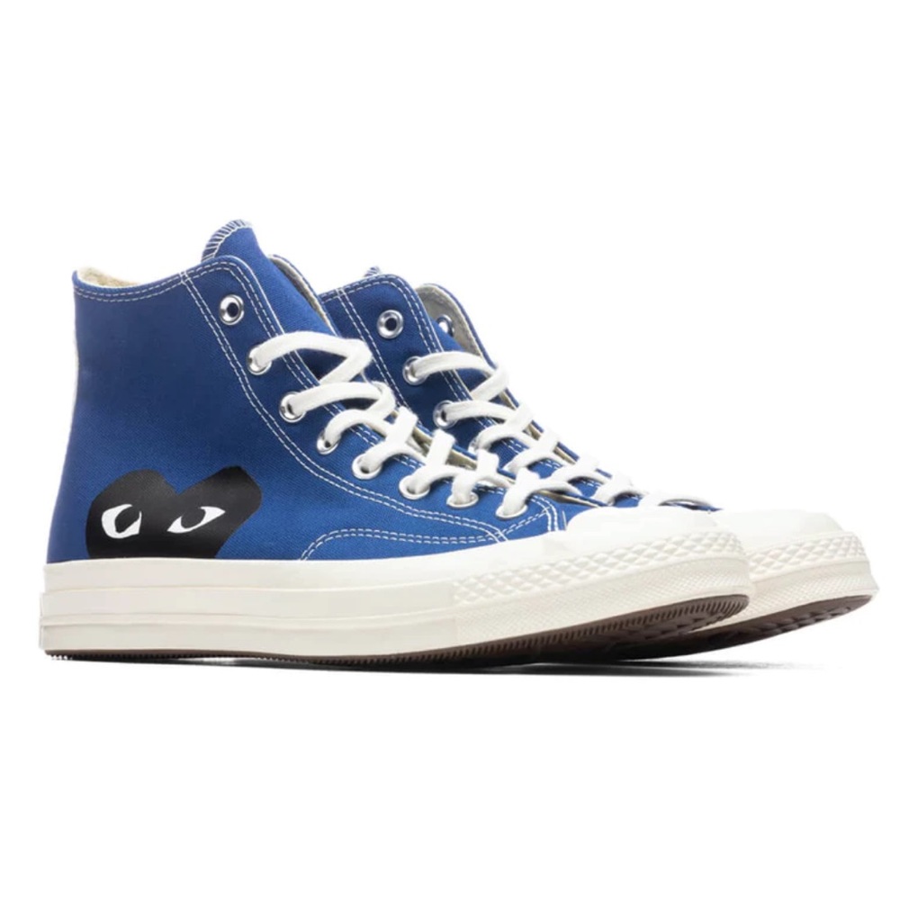 Converse X Comme Des Garçons Play All Star Chuck ‘70 Hi - Blue Size 5